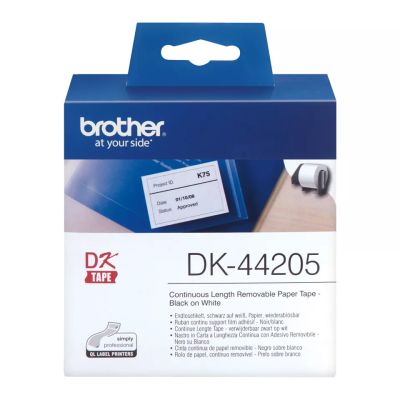 Vente BROTHER P-TOUCH DK-44205 removable blanc thermal papier 62mm Brother au meilleur prix - visuel 2