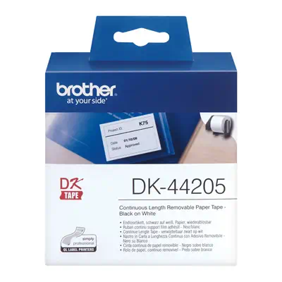 Brother DK-44205 ruban d'étiquette Noir sur blanc - Autres consommables - visuel 2