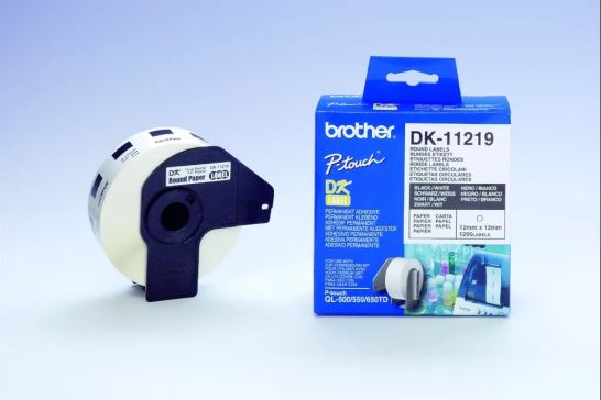 Achat Autres consommables BROTHER P-TOUCH DK-11219 die-cut round label 12x12mm 1200 labels sur hello RSE