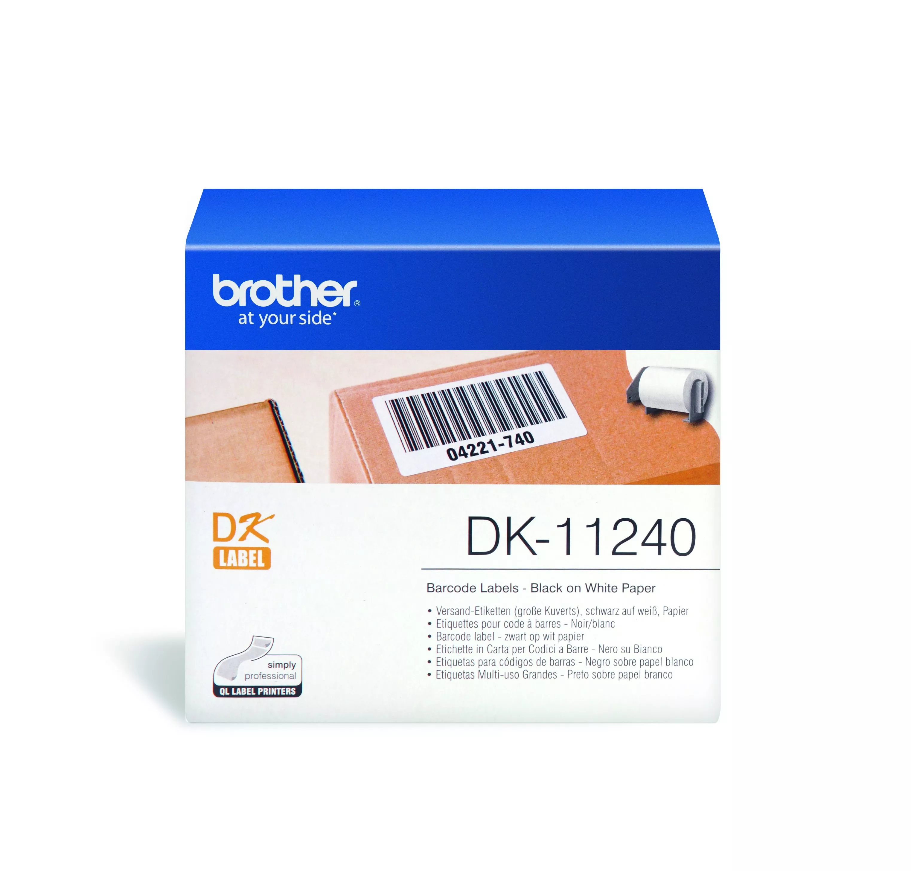 Achat BROTHER DK-11240 - étiquettes d expédition - 600 étiquettes au meilleur prix