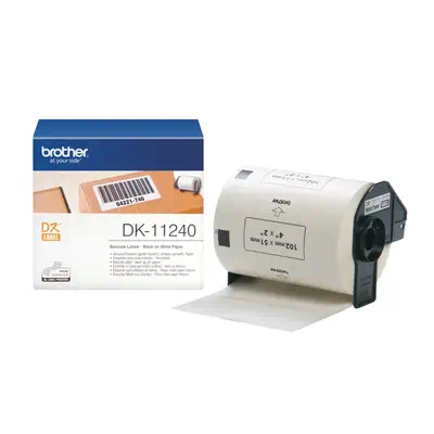 DK-11240 - Rouleau d'étiquettes Brother original – Noir sur blanc, 102 x 51 mm - Autres consommables - visuel 3