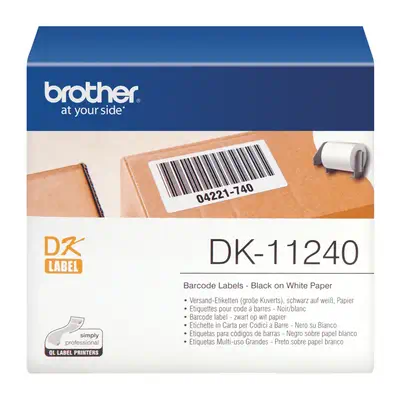 DK-11240 - Rouleau d'étiquettes Brother original – Noir sur blanc, 102 x 51 mm - Autres consommables - visuel 3