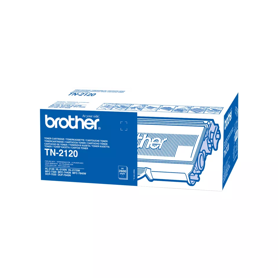 Vente BROTHER TN-2120 toner cartridge black high yield 2.600 Brother au meilleur prix - visuel 2