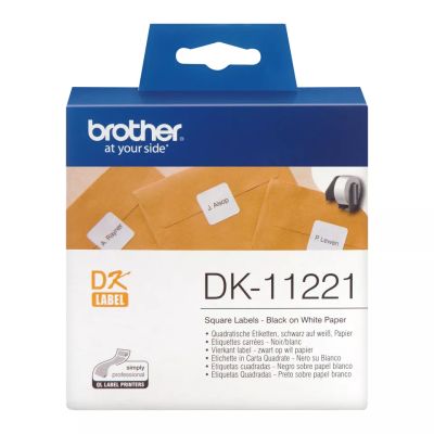 Vente BROTHER Etiquettes papier carres 23x23mm Brother au meilleur prix - visuel 2