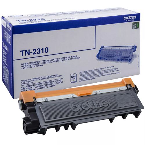 Revendeur officiel Toner BROTHER TN-2310 toner noir capacité standard 1.200 pages pack de 1