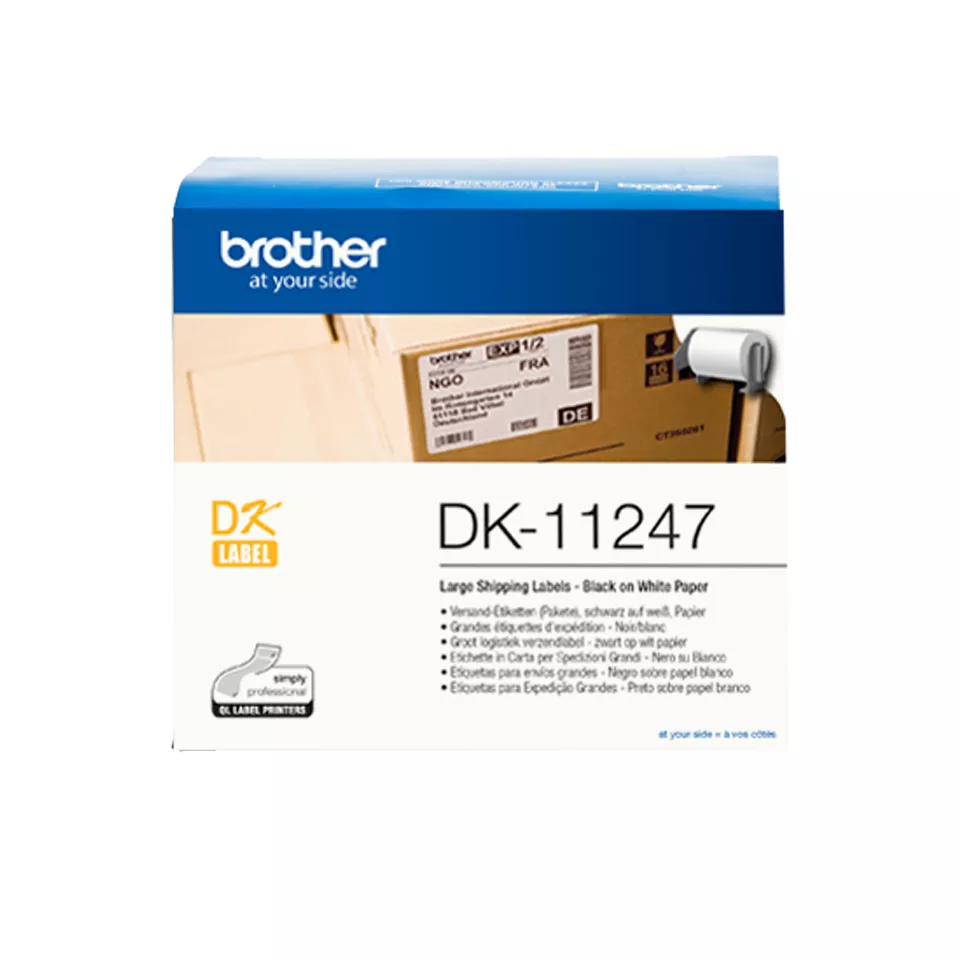 Achat BROTHER Ruban DK label - Rouleau etiquettes adhesives au meilleur prix