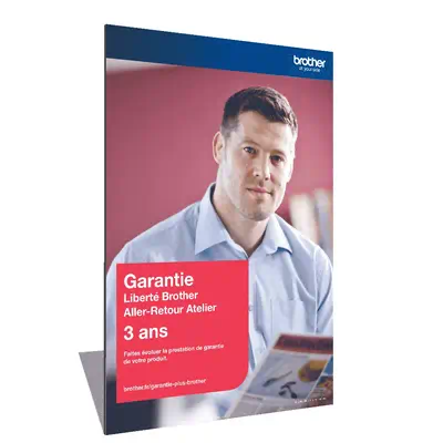 Vente Services et support pour imprimante BROTHER GLIB3ARB Garantie liberté 3 ans Aller/Retour