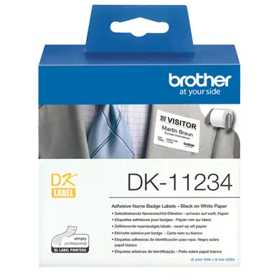 Brother DK-11234 étiquette à imprimer Blanc Imprimante d'étiquette adhésive - Autres consommables - visuel 3