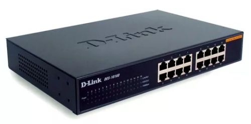 Vente DLINK 16xRJ45 10/100 unmanaged 16port Switch au meilleur prix