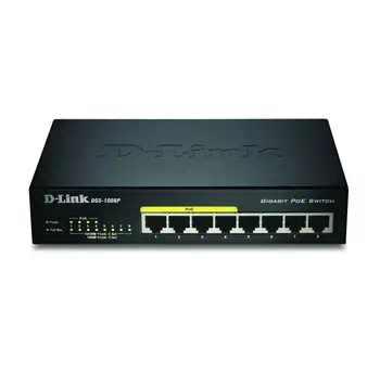 D-Link DGS-1008P/E commutateur réseau Non-géré L2 Connexion Ethernet, supportant l'alimentation via  achat responsable