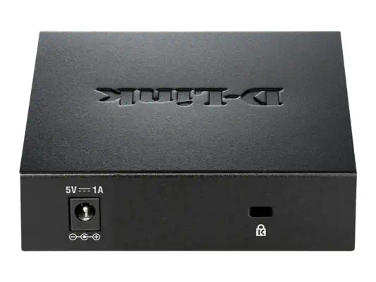 D-Link DGS-105 Non-géré L2 Gigabit Ethernet (10/100/1000) Noir - Switchs et Hubs - visuel 1