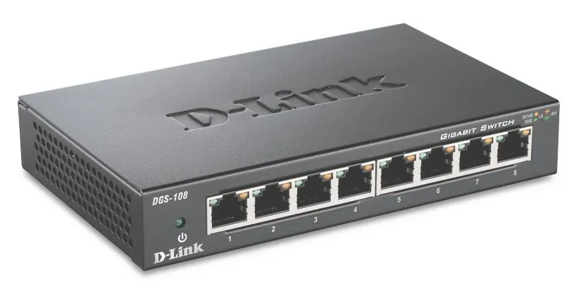 Vente D-LINK 8-port 10/100/1000Mbps Gigabit Ethernet Switch D-Link au meilleur prix - visuel 8