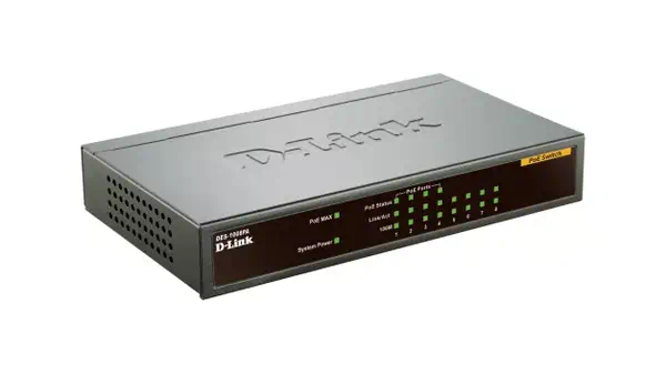 D-LINK Switch metallique Fast Ethernet non manageable 8 D-Link - visuel 1 - hello RSE - Une installation en toute simplicité
