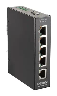 D-LINK 5-Port Unmanaged Layer2 Fast Ethernet Industrial D-Link - visuel 1 - hello RSE - Connectivité Fast Ethernet