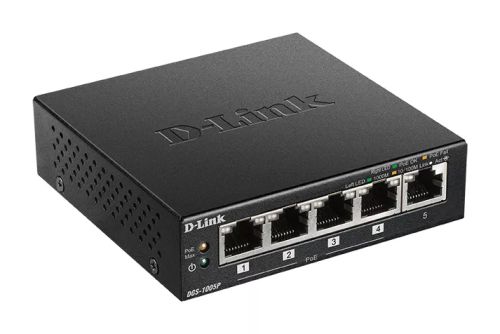 Achat D-LINK 5 ports Gigabit dont 4 ports supportant le PoE - Budget - 0790069440984