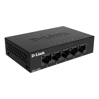 D-Link DGS-105GL/E commutateur réseau Non-géré Gigabit Ethernet (10/100/1000) Noir - Switchs et Hubs - visuel 3