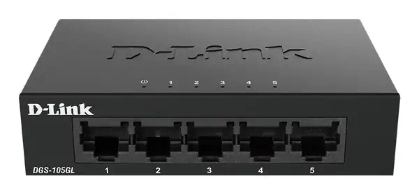 D-Link DGS-105GL/E commutateur réseau Non-géré Gigabit Ethernet (10/100/1000) Noir - Switchs et Hubs - visuel 1