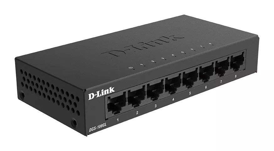 Vente D-LINK 8-Port Layer2 Gigabit Light Switch without IGMP D-Link au meilleur prix - visuel 2
