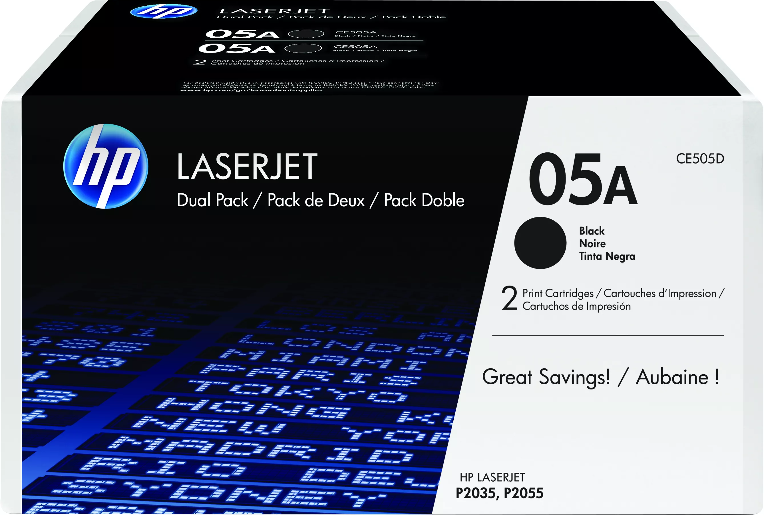 Achat HP 05A original LaserJet Toner cartridge CE505D black sur hello RSE
