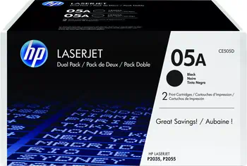Revendeur officiel Toner HP 05A original LaserJet Toner cartridge CE505D black