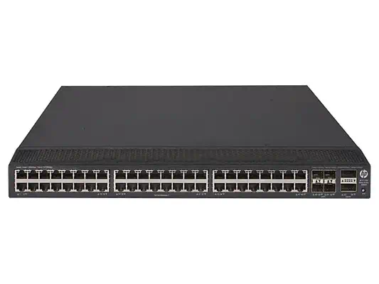 HPE 5700-48G-4XG-2QSFP+ Géré L3 Gigabit Ethernet (10/100/1000) Noir - Switchs et Hubs - visuel 2