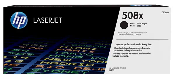 508X toner LaserJet Noir grande capacité authentique - HP - Toner - visuel 8