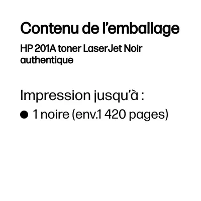 HP 201A toner LaserJet Noir authentique - Toner - visuel 3