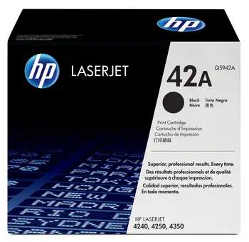 HP 42A toner LaserJet noir authentique achat responsable