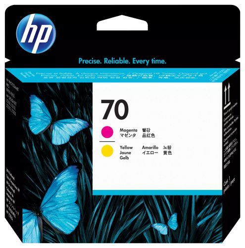 Revendeur officiel Autres consommables HP 70 original printhead C9406A magenta and yellow standard capacity