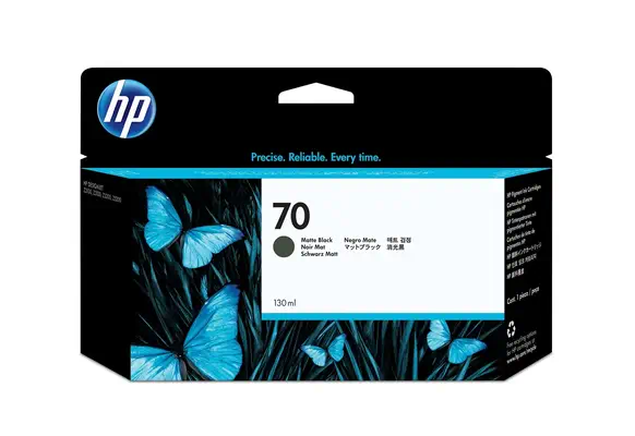 HP 70 cartouche d'encre DesignJet noir mat, 130 ml - Cartouches d'encre - visuel 1