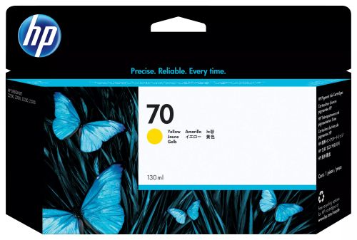 Achat Autres consommables HP 70 original Ink cartridge C9454A yellow standard capacity 130ml sur hello RSE