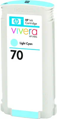 HP 70 cartouche d'encre cyan clair 130 ml - Autres consommables - visuel 10