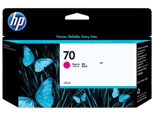 HP 70 cartouche d'encre DesignJet magenta, 130 ml - Cartouches d'encre - visuel 1