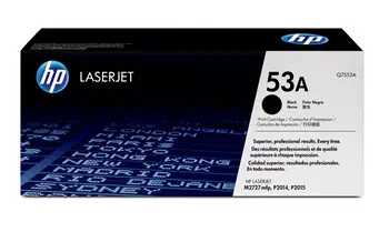 Revendeur officiel Toner HP 53A original LaserJet Toner cartridge Q7553A black