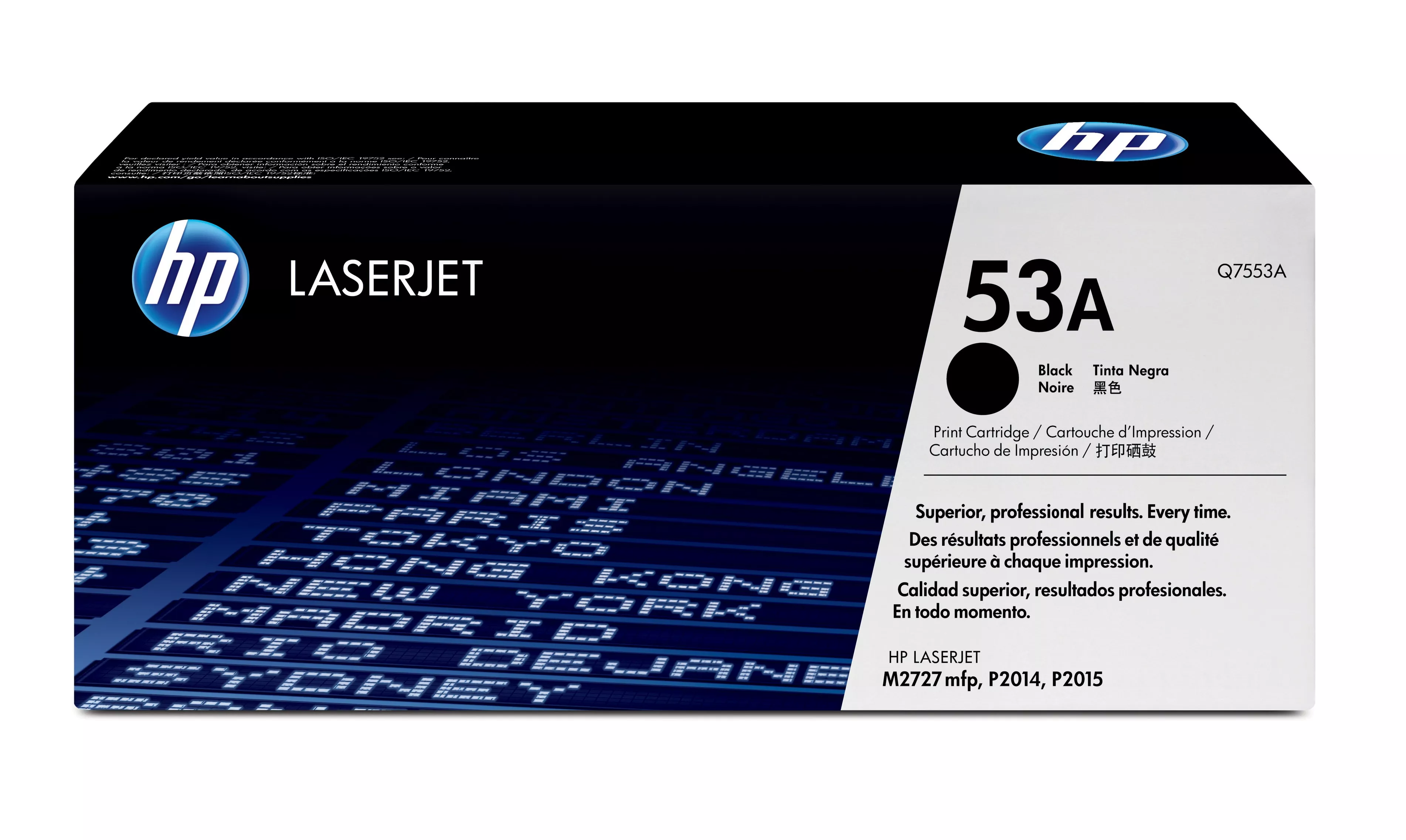 Vente Toner HP 53A original LaserJet Toner cartridge Q7553A black sur hello RSE
