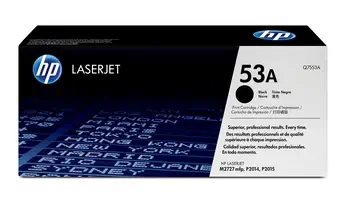 Avantages HP 53A toner LaserJet noir authentique