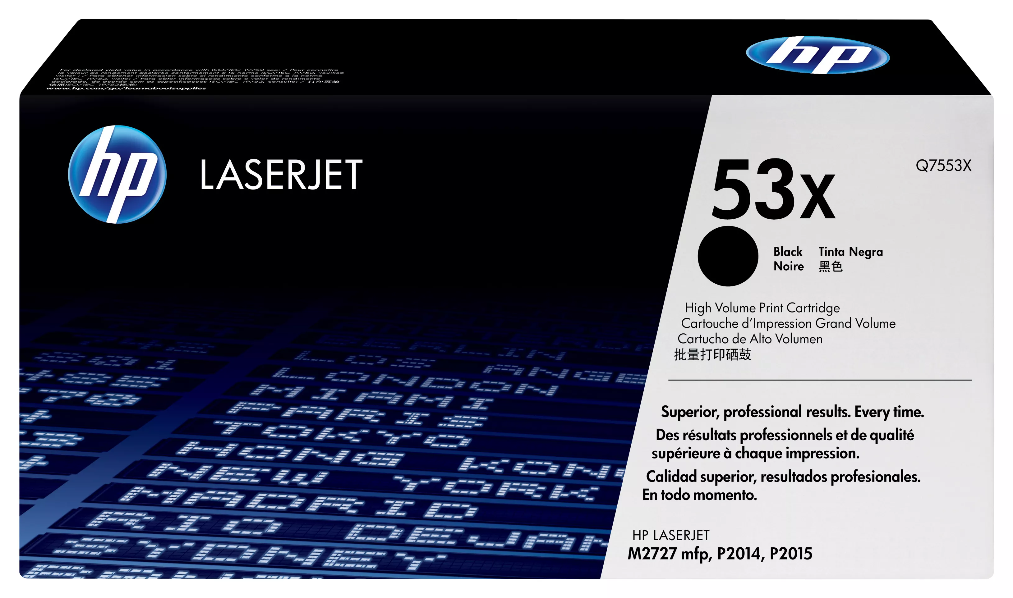 Achat HP 53X original LaserJet Toner cartridge Q7553X black au meilleur prix