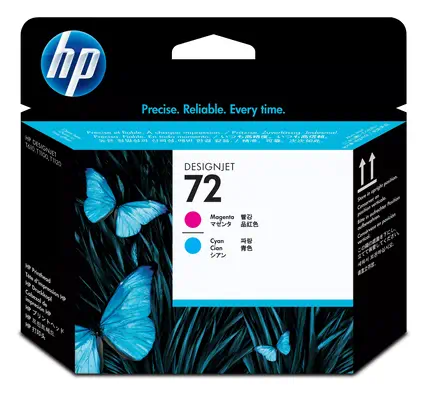 Vente HP 72 original printhead C9383A magenta and cyan HP au meilleur prix - visuel 2