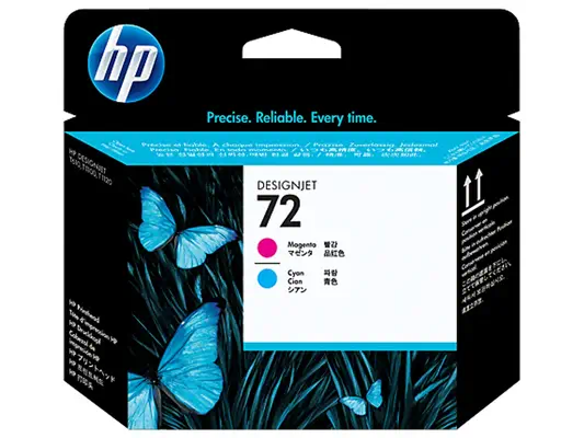 HP 72 tête d'impression cyan et magenta - Autres consommables - visuel 1