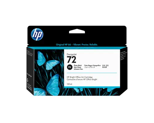 HP 72 cartouche d'encre noir photo 130 ml - Autres consommables - visuel 1