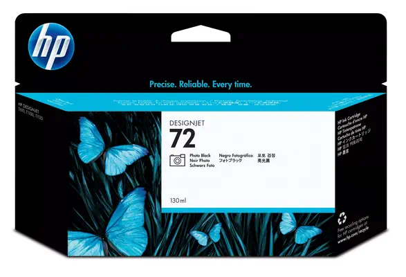 HP 72 cartouche d'encre noir photo 130 ml - Autres consommables - visuel 1