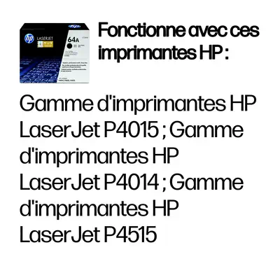 HP 64A toner LaserJet noir authentique - Toner - visuel 2