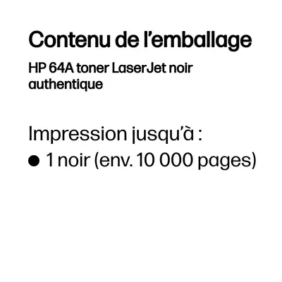 HP 64A toner LaserJet noir authentique - Toner - visuel 3