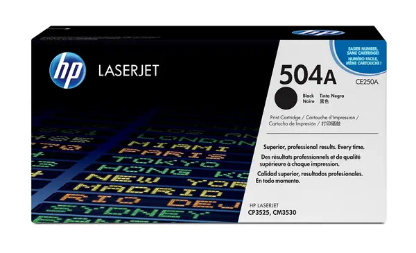HP 504A toner LaserJet noir authentique - Toner - visuel 1