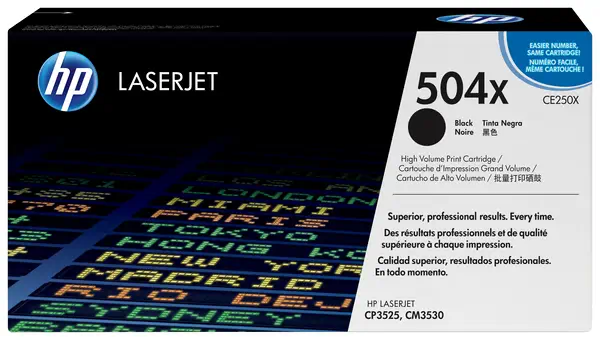 504X toner LaserJet noir grande capacité authentique - HP - Toner - visuel 1