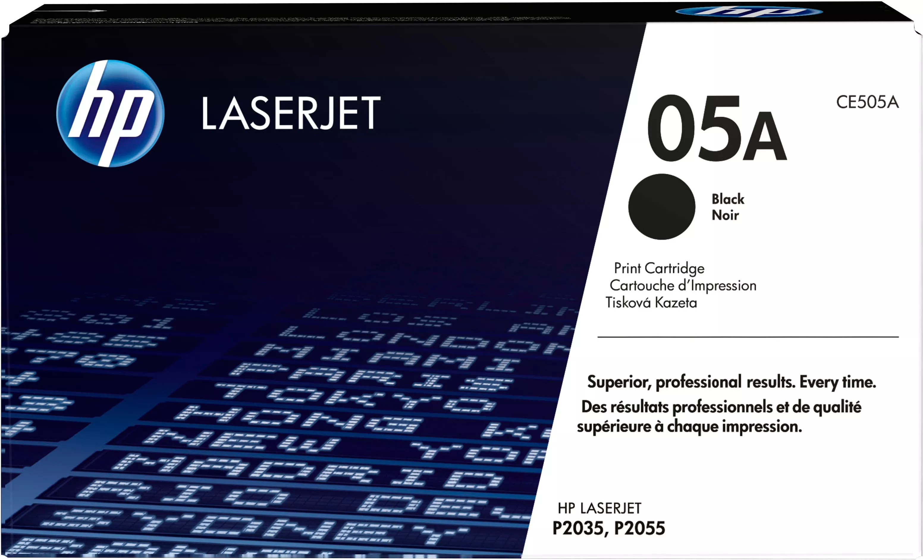 Revendeur officiel HP 05A original LaserJet Toner cartridge CE505A black