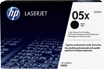 Revendeur officiel Toner HP 05X original LaserJet Toner cartridge CE505X black high