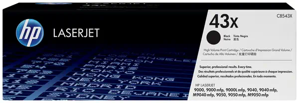 HP 43X toner LaserJet noir grande capacité authentique - Toner - visuel 1