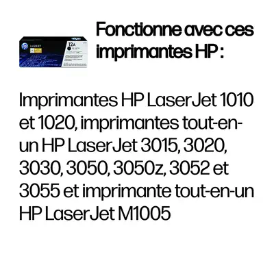 HP 12A toner LaserJet noir authentique - Toner - visuel 1