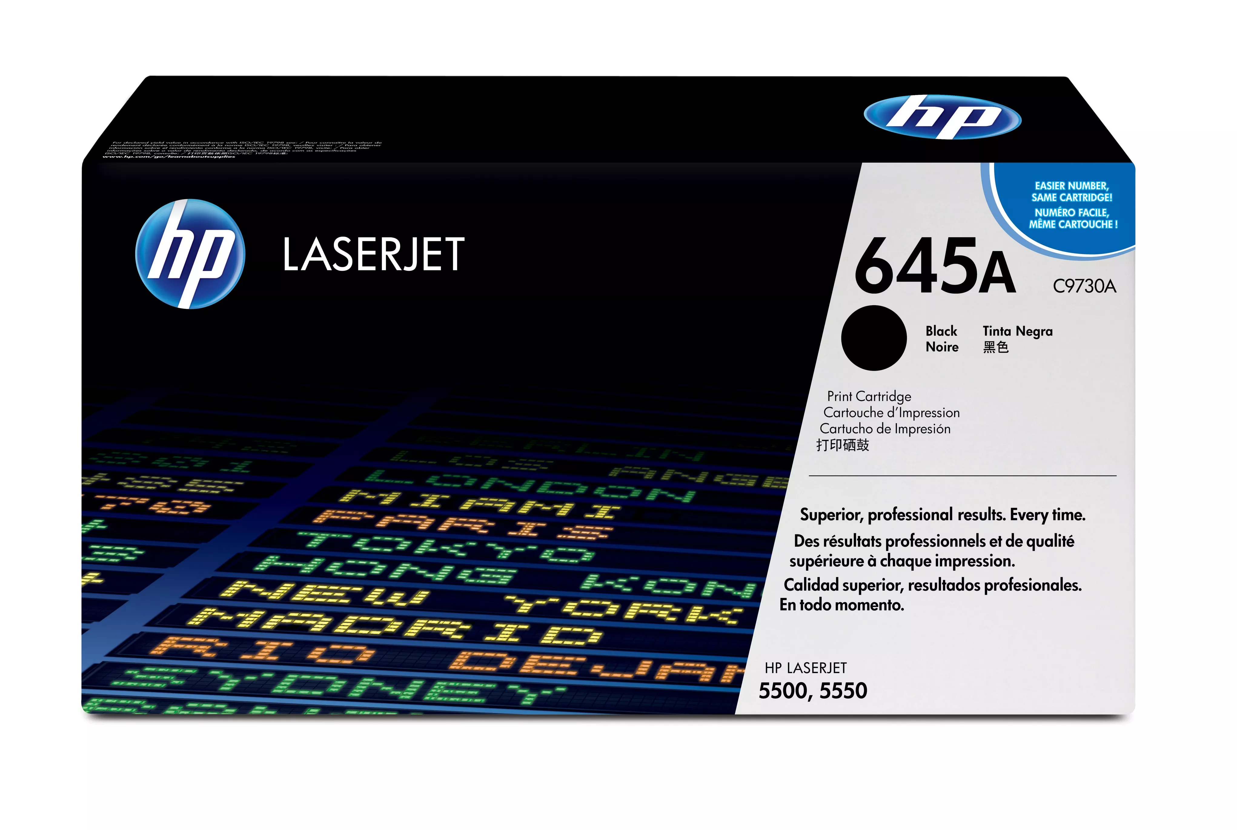 Achat HP 645A original Colour LaserJet Toner cartridge C9730A au meilleur prix